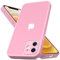 Mootobo for iPhone 12 Case 6.1 inch, Military-Grade Protection 360° Full Body Frosted Translucent Back Phone Cover, Anti-Fingerprint Slim Shockproof Phone Case for iPhone 12 – Pink