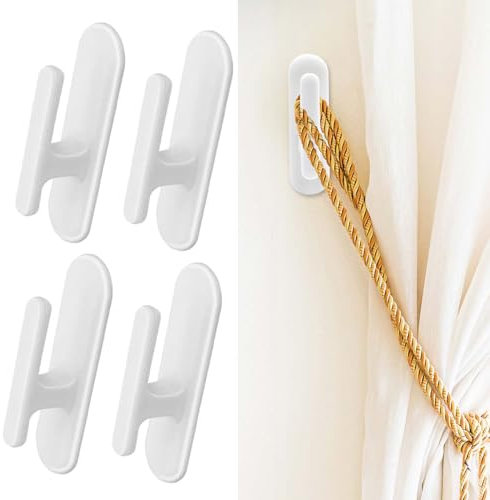 4pcs Blind Cord Safety Device - Self-adhesive Cleat Hooks & Winder for Home Office