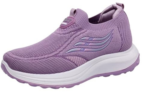 Generico Mezze Punte Danza Classica Rosa Ginnastica Scarpe Casual Sportive da per la Primavera e L'Estate, Antiscivolo, alla, Leggere Scarpe Basket Donna Bianche Scarpe Uomo Nero (Purple, 40)