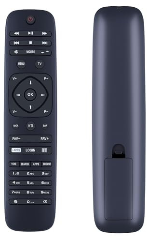TCNOUMT Neu RC2964506/01B Fernbedienung Ersatz für KARTINA TV Comigo Quattro IPTV Box, Schwarz