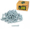 Lot de 200 - Vis Fixation tirefond M6 type patte à vis pour collier de serrage simple ou double type Atlas