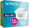 Cartucce filtranti MAXTRA PRO All-in-1 – 12 pezzi, le cartucce sono adatte per una varietà di bottiglie d'acqua. Adatto per acqua dolce e filtra microimpurità.