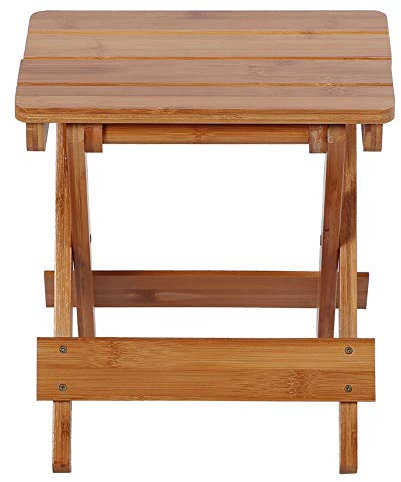 Bambus-Klappstuhl, tragbarer Outdoor-Hocker für Wohnzimmer, Schlafzimmer