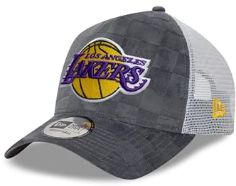 New Era NBA Casquette de Camionneur Basketball Ajustable A-Frame Chapeau Maille visière incurvée
