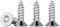 Drenky Holzschrauben Torx 5x12 mm Blechschrauben Edelstahl A2 V2A Vollgewinde Spanplattenschrauben 50 Stück Madenschrauben M5 Silber Universalschrauben TX25