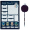 Undercover Wochenplaner Harry Potter mit Kugelschreiber, Geschenk Set Notizblock Planer A4 mit Puschelstift, Schulset Geschenk Kinder, 52 Blatt