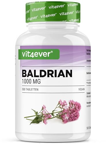 vit4ever Valériane - 500 Comprimés - Haute dose