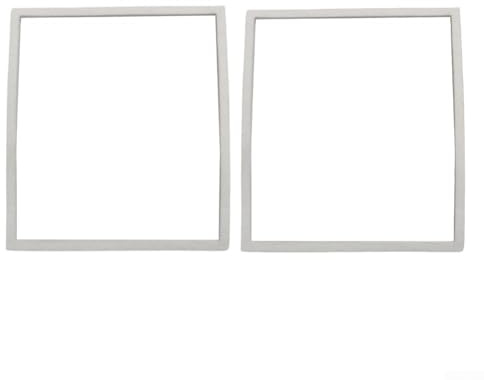 Niceminiwall 2pc Gasket Set for Villager Woodburning Stove VFS212 185x165mm, Stove Glass Door Seal, Compatible with Flatmate Bayswater Bromley Berkley B Multi, Fiber