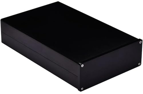 All-Aluminum Chassis for Headphone Amplifier/Preamplifier/Power Amplifier (Black)