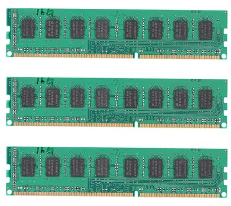 Xnuiasqe 3X DDR3 16GB 1600Mhz DIMM PC3-12800 1,5 V 240 Pin RAM di Memoria Desktop Non ECC per Socket AM3 AM3 + Scheda Madre FM1 FM2