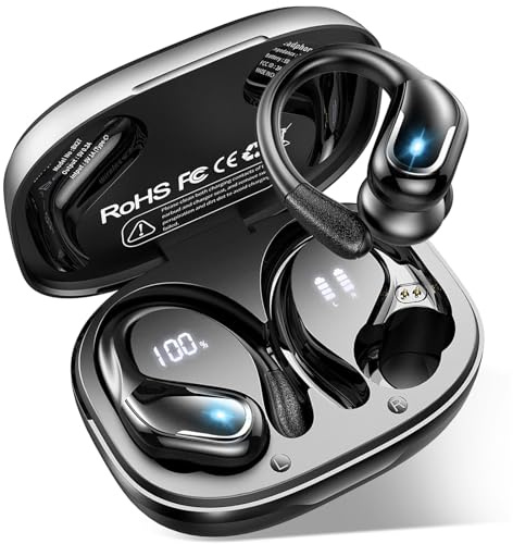 Bluetooth Kopfhörer Sport mit App, 75Std Kopfhörer Kabellos Bluetooth 5.4