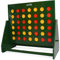 Big Game Hunters Wooden Maxi 4 in a Row - Giant Garden Game - Large Hand-Painted Jumbo Connect 4 Green Frame - 61.5cm x 58.5cm - Outdoor Fun for Kids & Adults - Connect Four - Outdoor Toys
