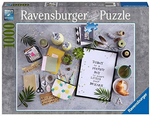 Ravensburger Puzzle 19829 - Start Living Your Dream - 1000 Pieces Puzzle for Adults and Children from 14 Years