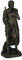 Veronese Asklepios, griechischer Gott der Heilkunst, Statue in Bronze-Optik
