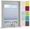 ourdeco® Plissee / 075 x 220 cm (Breite x Höhe) Pastellblau/lichtdurchlässig, Blickdicht/verspannt/zum Klemmen und Montage ohne Bohren