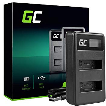 Green Cell® AHBBP-401 Charger for GoPro AHDBT-401 Battery CHDBX CHDBY CHDHX and HERO4 Black/Silver/Music/Surf Edition Cameras (2.5W 4.2V 0.6A Black)