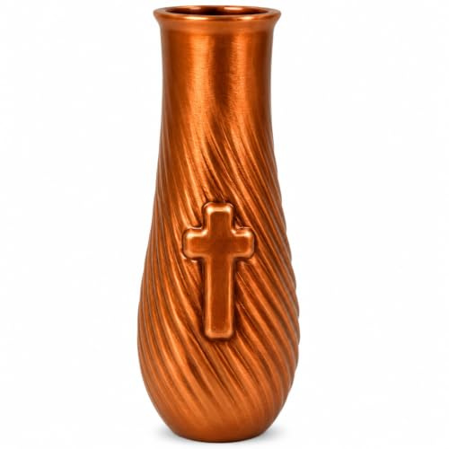 FGS Vaso di Columbarium Spiral Croce Rame (polimero)