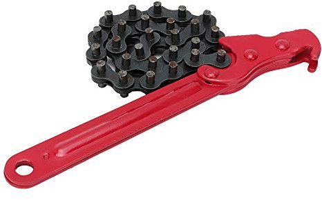 Llave Para Filtros De Aceite Ajustable Universal Herramienta De Extracción Y Reparación Con Cadena Adaptable Y Antideslizante Para Filtros Hasta 14 Cm