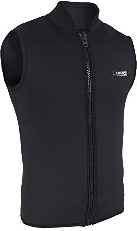 Lomo Neoprene Zipped Wetsuit Vest, kayaking, SUP-ing, jet skiing or warm-water snorkelling. (Large)