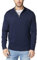 Nautica Sudadera con Cremallera para Hombre Suéter, Azul Marino, L
