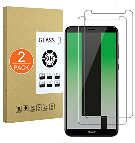 X-Dision [2 Pack Gehärtetes Glas Kompatibel mit Huawei Mate 10 Lite,[Ultrabeständig,Blasenfrei, Display Schutzfolie für Huawei Mate 10 Lite