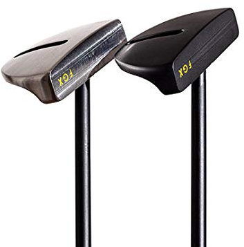 FGX Hybrid X Golf Putter 2019, Milled Putter With Advanced Perimeter |Unique Hand-Crafted Golfers Putter With Long Length Shaft, Right Or Left Hand Steel Regular Grip Golf Club, Polished Steel