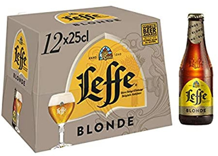 Leffe Bière blonde 12x25cl