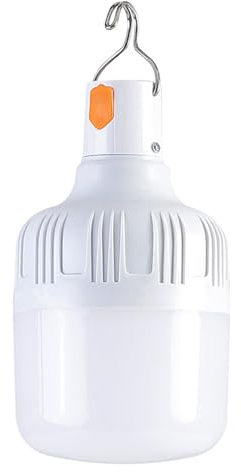 Bombilla LED de emergencia, linterna de camping recargable,USB luces portátiles