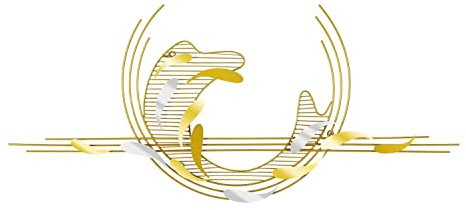 KunstLoft Wanddeko Metall | 100% HANDGEFERTIGT | 121x53x6cm | Wandbild Metall 'Kreislauf der Fische' | Wohnzimmer | Gold | Wandskulptur | Metalldeko Wand Wohnzimmer