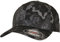 Flexfit Unisex 6277VC-Flexfit Veil Camo Cap Baseballkappe, Poseidon Black, L/XL