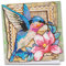 Ideen mit Herz Diamond-Painting-Grußkarte | 16 cm x 16 cm | 370 g/m² | Inkl. Umschlag & Werkzeug (Kolibri 4)