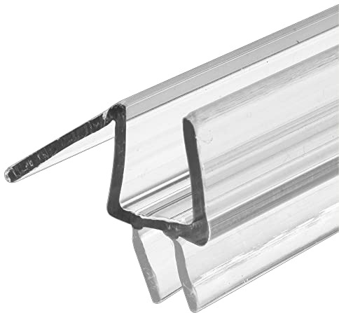 Prime-Line M 6258 Frameless Shower Door Bottom Seal, 36 In., Clear Vinyl