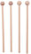 2 Paar Holzschlägel Percussion-Sticks für Glockenspiel, Xylophon, Holzblock, Glockenspiel und Glocken