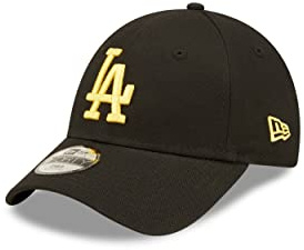 New Era Los Angeles Dodgers MLB League Essential Black Gold 9Forty Adjustable Kids Cap