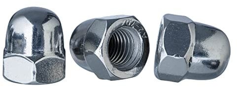 YoiYee Pack of 10 M10 Dome Cap Nuts - 304 Stainless Steel
