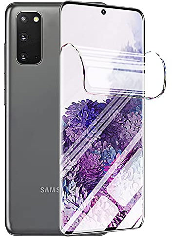 [2 pcs] Films de Protection d'écran en Hydrogel pour Samsung Galaxy S20 5G / 4G (6.2 Pouces), [HD] Film de Protection en Transparent TPU Souple [Pas de Verre Trempé]