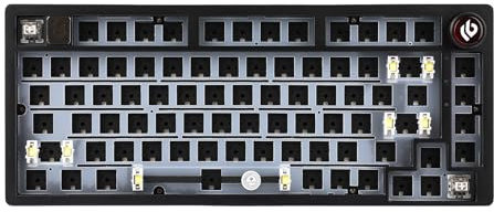 EPOMAKER x LEOBOG Hi75 Mechanische Tastaturen-Kit aus Aluminiumlegierung, Gasket Gaming-Tastatur mit Kabel, programmierbare, Hot-Swap, NKRO für Win/Mac