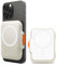 Spigen TinTap MagFit+ Magnetischer Kartenhalter Entwickelt für MagSafe mit Verschluss-System Kompatibel mit iPhone 16/15/14/13/12 Modelle MagSafe Wallet - Dünenbeige