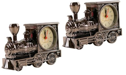 Alipis 2stücke Antike Form Alarm Uhr Retro Kunststoff Wecker Für Tischdekoration Geeignet Für Schlafzimmer Und Büro