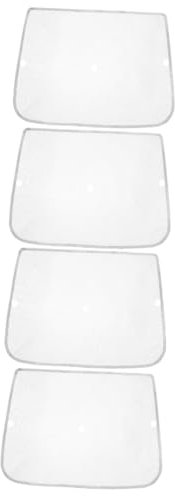 KOMBIUDA 4pcs Practical Range Hood Filter Net Oil Strainer Cooker Hood Accessories