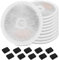10 Pièces Filtres de Fontaine pour Chat et 10 D'éponge Pompe, Filtre 3.0 avec Résine et Charbon Actif, pour Fontaine Automatique Intelligente pour Chat (Ever Weet 2S/3/3 Pro/Solo/Solo SE)