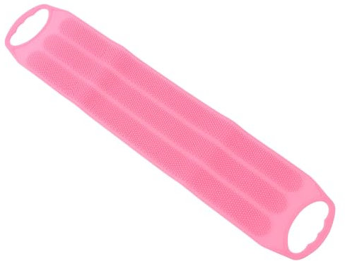HAPINARY Peeling Rückenschrubber Mit Massagefunktion Dusch Und Körpermassagetuch Hautpflegebürstenband Rosa