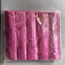 Lot de 5 rouleaux de 100 sacs poubelle jetables pour la cuisine - Rouge - 45 x 50 cm