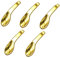 Healvian 5stücke Teiliges Aus Zinklegierung Goldene Augencreme Und Gesichtscremeschaufel Für Hautpflege Multifunktionales Kosmetikwerkzeug Für Masken Augenpflege Und Cremes
