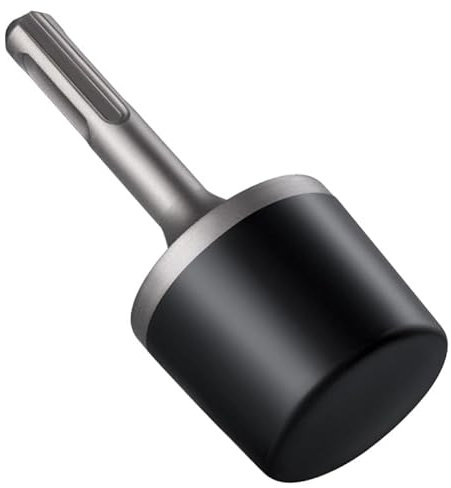 Angetriebener Gummihammer mit SDS PLUS-Griff, Gummi-Werkzeug Hammer Ideal für Heizkörper Rohre Fliesen und Tischlerarbeiten Perfekt für spurenfreies Arbeiten