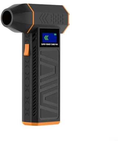 Gettimore Turbo portable 130 000 tr/min, batterie 8000 mAh, 3 réglages de vitesse, vitesse du vent, charge rapide, outil de nettoyage (8000 mAh)