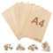 10pcs A4 Sperrholzplatte 3mm lindenholz 30 x 21cm, Holzplatten zum Basteln, Sperrholz Holz Platten für Modellbau, Brandmalerei, DIY Holzarbeiten (A4-300x210*3mm)