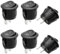Kryzulax 6 Stück 12V Kippschalter,Kippschalter Rund,Mini 2 Polig Wippschalter,2 Polig EIN/AUS SPST Switch 10 A/125V,6 A/250V,Für Lichtschalter Wohnmobil Auto Motorrad Truck Jeep Off Road Boat Marine