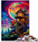 Puzzle für Erwachsene mit 1000 Teilen, Baumhaus, Wald, pädagogische Herausforderung, Stressabbau, Urlaub zu Hause, Zeit totschlagen,38x52cm, für Teenager ab 14 Jahren