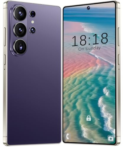 viqee 5G Smartphone 8+256GB, 6.9 HD, 6000mAh, 21+8MP, Dual SIM | 5G, Android 14, Simlockfrei, Face ID, OTG, Dual-SIM, ohne Vertrag, 6,9 Zoll HD-Display, 6000 mAh Akku, 21+8 MP Kamera